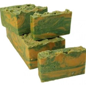 Savon artisanal base huile d'olive et de coco saponifié à froid Alep laurier- +/- 100Gr