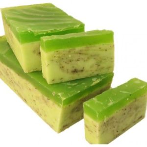 Savon artisanal base huile d'olive et de coco saponifié à froid - Aloe Vera +/- 100Gr