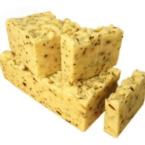 Savon artisanal base huile d'olive et de coco saponifié à froid Calendula - +/- 100Gr