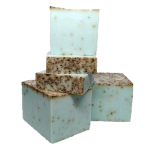 Savon artisanal base glycérine huile de coco saponifié à froid - Algues +/- 100Gr