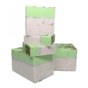 Savon artisanal base glycérine huile de coco saponifié à froid - Arbre de thé +/- 100Gr