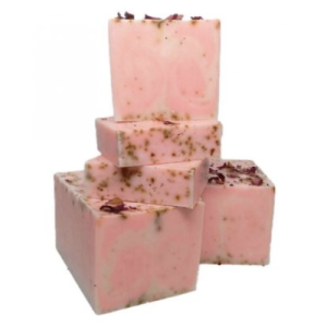 Savon artisanal base glycérine huile de coco saponifié à froid - Rosa mosqueta Eglantine   +/- 100Gr