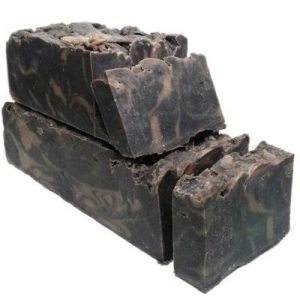 Savon artisanal base huile d'olive et de coco saponifié à froid Réglisse - +/- 100Gr